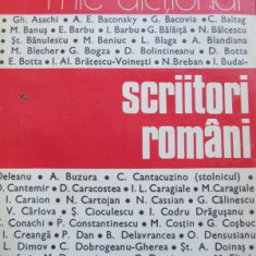 Mic dictionar - Scriitori romani - Mircea Zaciu, Marin Papahagi, ...