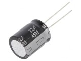 Condensator Electrolitic THT 22uF 450V DC 16x20mm