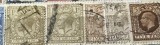 Timbre Anglia Interbelica TMB1GB serie/set/lot 5 valori