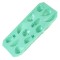 Formă Cuburi de Gheață, Model Fructe, Verde Menta, 22.5x11.5x2.5cm, 12 Compartimente, TPR