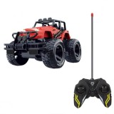 Vehicul cu Telecomanda Masina de Teren Off Road Rosie cu Lumini 1:18 / 27MHz