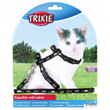 Ham și lesă pentru pisici cu modele, Trixie