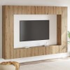 VidaXL Set comodă TV 8 pcs stejar artizanal Mediu Lemn compozit