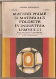 Materii prime si materiale folosite in industria lemnului
