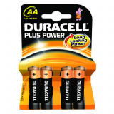 Baterie Duracell Alcalina AA Set 4 Buc LR6/MN1500