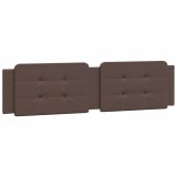 Cumpara ieftin Perna pentru tablie pat, Zadar, maro, 200 cm, piele artificiala