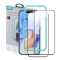 Folie pentru iPhone 15 Plus / iPhone 16 Plus (set 2) - ESR Tempered Glass - Black