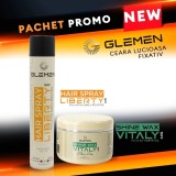 Cumpara ieftin Pachet promo - Glemen - Ceara lucioasa + Fixativ