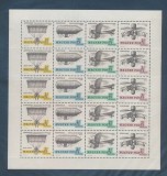 UNGARIA 1967-AEROFILA 67(iI)-COALA CU 5 SERII DE CATE 4 TIMBRE MI 2351 -2354 IA