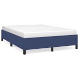 Cumpara ieftin Cadru de pat fara saltea, albastru, 140x200 cm, textil
