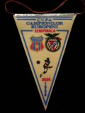 D7 - Fanion - fotbal - Steaua Bucuresti - Benfica Lisabona - CCE - 6 apr 1988