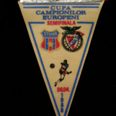 M3 C7 - Tematica fotbal - Steaua Bucuresti - Benfica Lisabona - CCE - 6 apr 1988