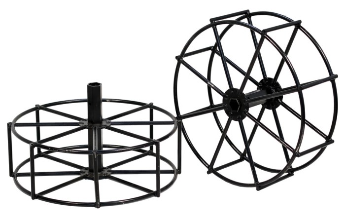 ProGARDEN Set roti metalice 500x170, manicot cu flanse, hex 32mm pentru motocultor Campo ProAdvanced PowerfulTools