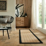 Cumpara ieftin Covor traversă Kira Jute Negru 60X230 cm, Flair Rugs