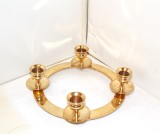 Cumpara ieftin Sfesnic candelabra 4 focuri, alama lustruita, placata aur, provenienta W.Germany