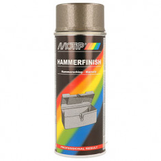 SPRAY LAC CU USCARE RAPIDA (HAMMER FINISH) GRI 400 ML