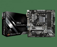 Placa de baza asrock amd b450m pro4 b450m pro4 4* foto