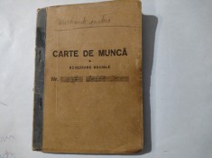 CARTE DE MUNCA SI ASIGURARI SOCIALE FOI DE COTIZARE TIMBRU FISCAL ASIG CLASA III
