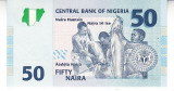 M1 - Bancnota foarte veche - Nigeria - 50 naira - 2006