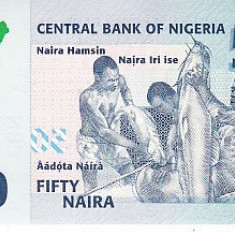 M1 - Bancnota foarte veche - Nigeria - 50 naira - 2006
