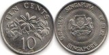 Singapore 1987 - 10 cents, circulata