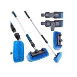 Perie telescopica pentru curatat, spalat auto, maner 95 - 156 cm, Satra