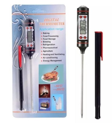 Termometru digital cu tija metalica pentru alimente, gratar, tija din otel inclusa, -50 + 300 grade Celsius foto