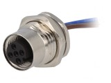 Soclu M12 3-pin Mamă IP67 DeviceNet CANopen