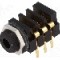 Conector jack, Jack 3,5mm x 18,6mm, 3 contacte, mama, SCHURTER - 4802.2330