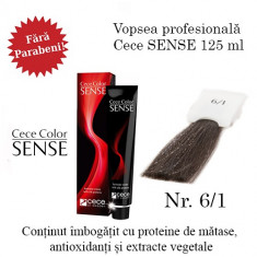 Cece Sense vopsea permanenta 125 ml FARA PARABENI nr.6/1. foto