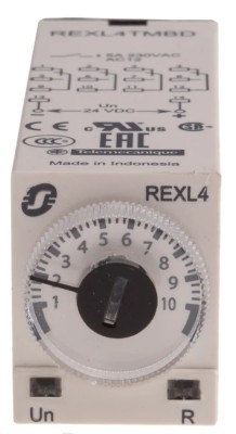 Timer Digital Programabil 0,1s-100h 24VDC 250VAC 5A 4PDT Soclu foto