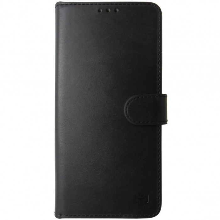 Husa Techsuit tip carte cu stand si clapeta neagra pentru Samsung Galaxy A36 5G