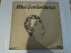 *Mihai Constantinescu, disc placa vinil vinyl electrecord foto