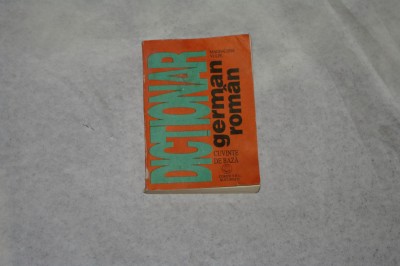 Dictionar german roman - Magdalena Vulpe - 1991 foto