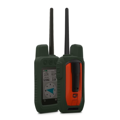 Husa GPS Kwmobile pentru Garmin Alpha 200, Verde, Silicon, 59668.80 foto