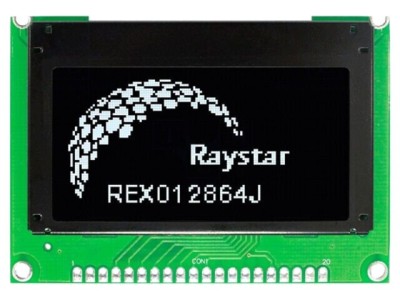 Afişaj OLED grafic 2,42&amp;quot; 128x64 RAYSTAR OPTRONICS albă foto