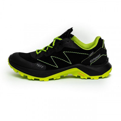 Pantofi Grisport Antipinite Negru - Black/Volt Green foto
