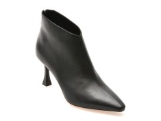 Botine elegante EPICA negre, 62269, din piele naturala