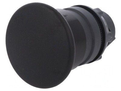 Comutator Apăsare 22mm Negru ZB5AC2 foto