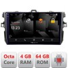 Navigatie Toyota Corolla 5510-063 Android Octa Core 720p 4+64 DSP 360 camera carplay android auto CarStore Technology