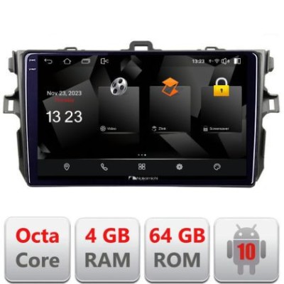 Navigatie Toyota Corolla 5510-063 Android Octa Core 720p 4+64 DSP 360 camera carplay android auto CarStore Technology foto
