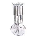 Set Ustensile de bucatarie cu suport Zass Gourmet ZG-KT 03 Inox - RESIGILAT