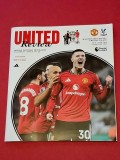 Program meci fotbal MANCHESTER UNITED - CRYSTAL PALACE (Premier League 01.03.2026) + foaia de meci si meniu