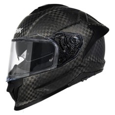 Casca moto integrala SMK Titan Carbon negru mat marime 2XL