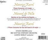 Ravel: Piano Concertos / Falla: Nights In The Gardens Of Spain | Steven Osborne, BBC Scottish Symphony Orchestra, Ludovic Morlot