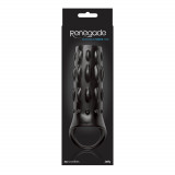 Renegade Reversible Power Cage - Manșon Penis din TPE Negru cu 2 Fețe, 15 cm, Orion