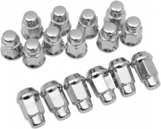Set 16 suruburi roata, 12mm x 1.25 cu conicitate 60 grade, cap 17mm, culoare cro... Cod Produs: MX_NEW 02230116PE