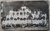Copii de gradinita cu profesoara, 1939// fotografie tip CP