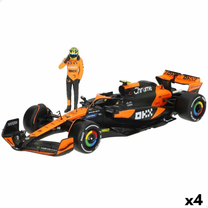 Mașină de jucărie McLaren F1 2024 MCL38 (4 Unități)