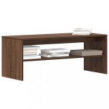 vidaXL Comodă TV, stejar maro, 100x40x40 cm, lemn compozit